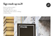 50 sign facade signboard logo mock, a Product Mockup by PrintPixel (Thumbnail 23 of 53)