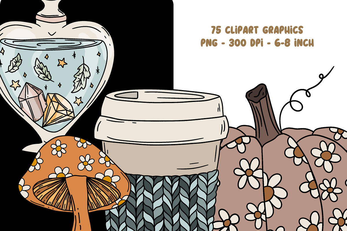Thanksgiving Cozy Fall Clipart, a Graphic by Murphy & Frank (Photo 8 of 8)