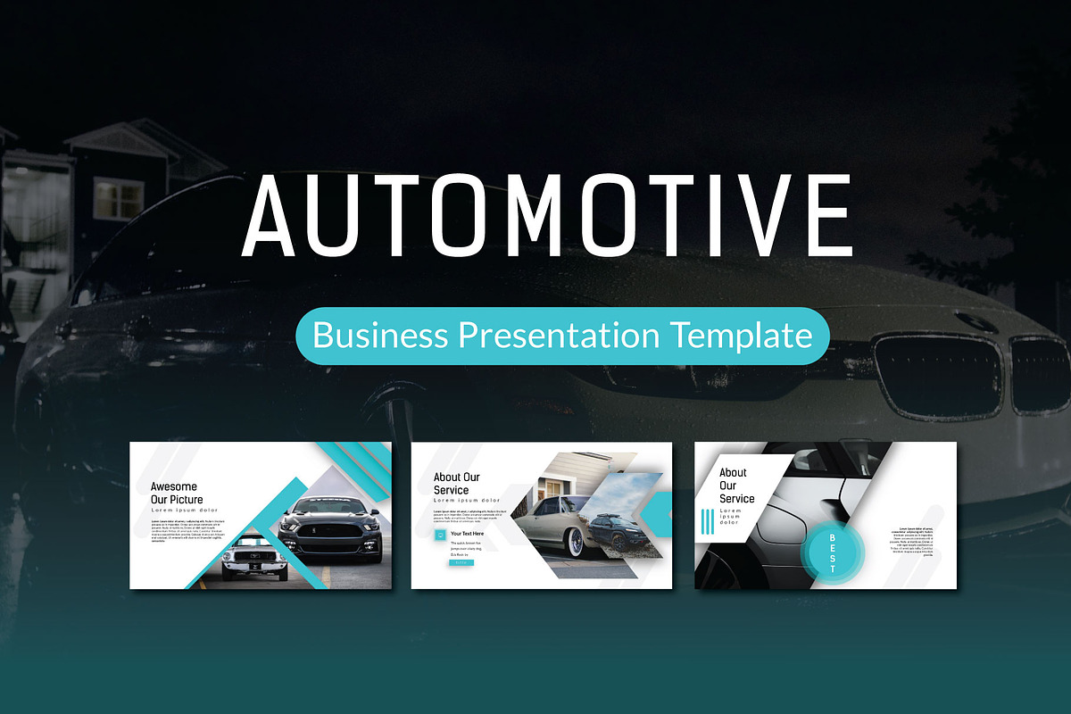 Automotive Powerpoint, a Presentation Template by Spesifikstd (Photo 1 of 8)