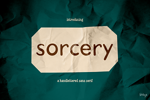 Sorcery — A Handwritten Sans Serif