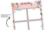 Bright Daily Tasks Planner Printable, a Stationery Template by Bella+Sophia Creative (Thumbnail 5 of 6)