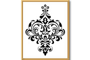 Damask graphic ornament. Floral, a Decorative Illustration by RODINA (Thumbnail 3 of 3)