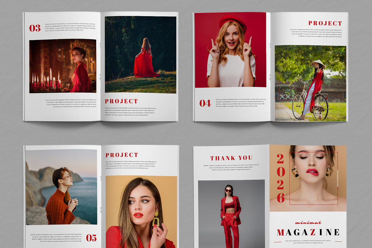 Minimal Magazine Layout, a Magazine Template by ContestDesign (Photo 3 of 3)