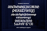Black Magma Modern Blackletter, a Blackletter Font by Letterhend Studio (Thumbnail 8 of 10)