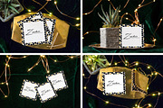 Square Sticker Smart Mockups, a Product Mockup by Studio Meraki (Thumbnail 2 of 5)