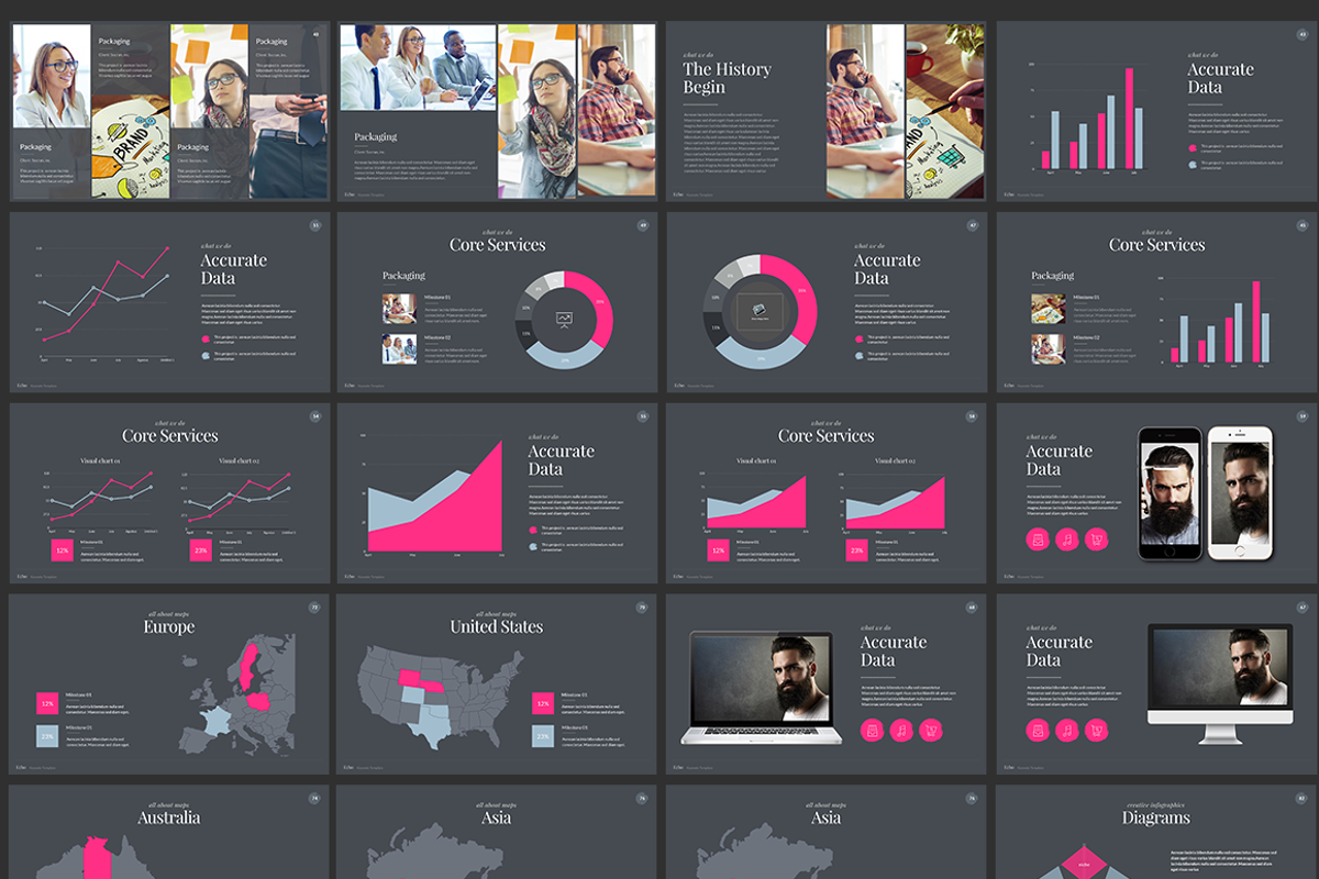 Echo - Keynote Template, a Presentation Template by Slidehack (Photo 3 of 3)