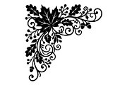 Floral Corner Ornament Bundle, an Object Graphic by hafijul (Thumbnail 2 of 7)