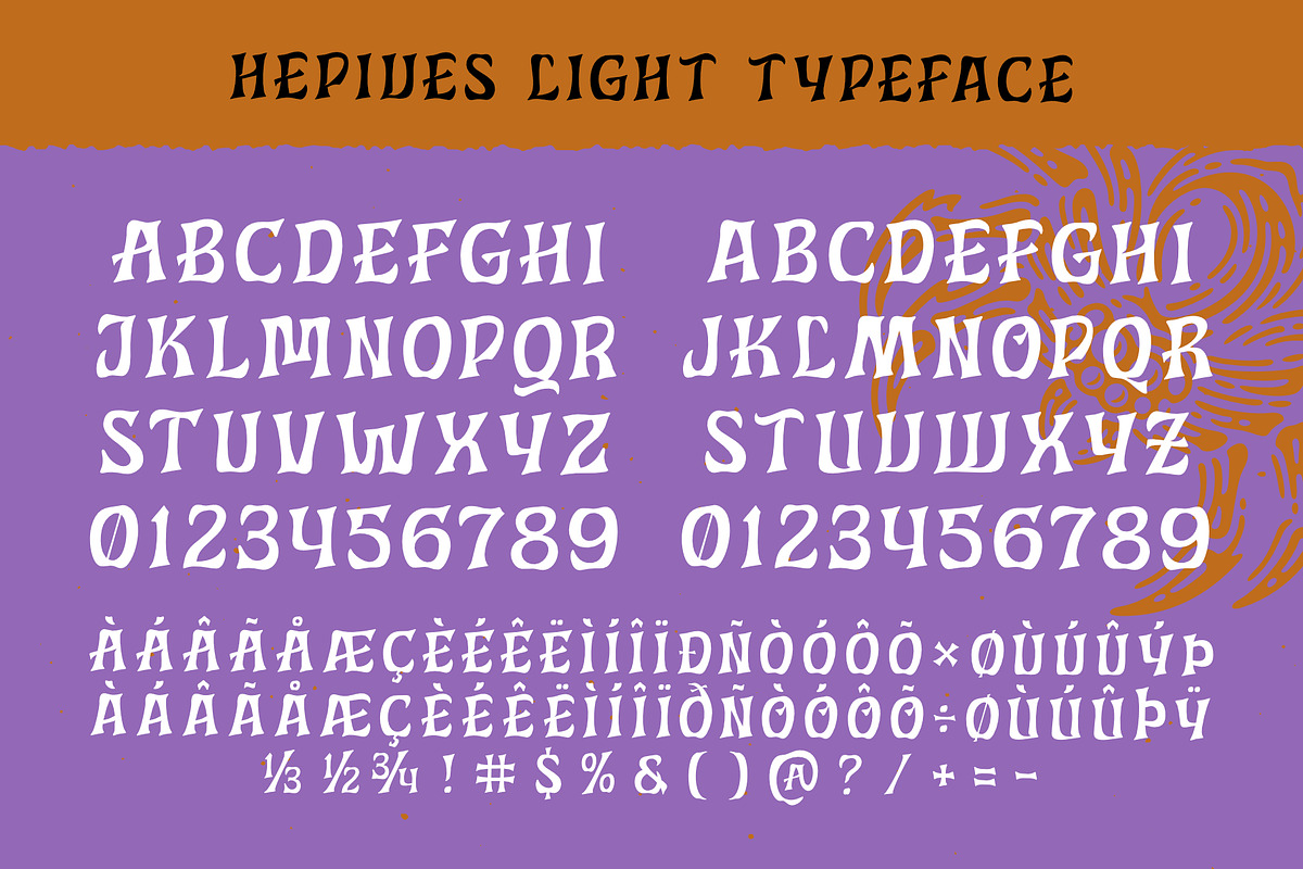 Hepives Spooky Fonts, a Font by Nocturnal Workspace (Photo 6 of 8)