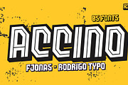 Accino / All Family + Cyrillic, a Sans Serif Font by Rodrigo Typo (Thumbnail 1 of 9)