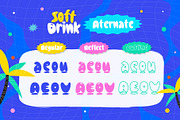 Soft Drink Font, a Handwritten Font by KengGraphic (Thumbnail 9 of 10)