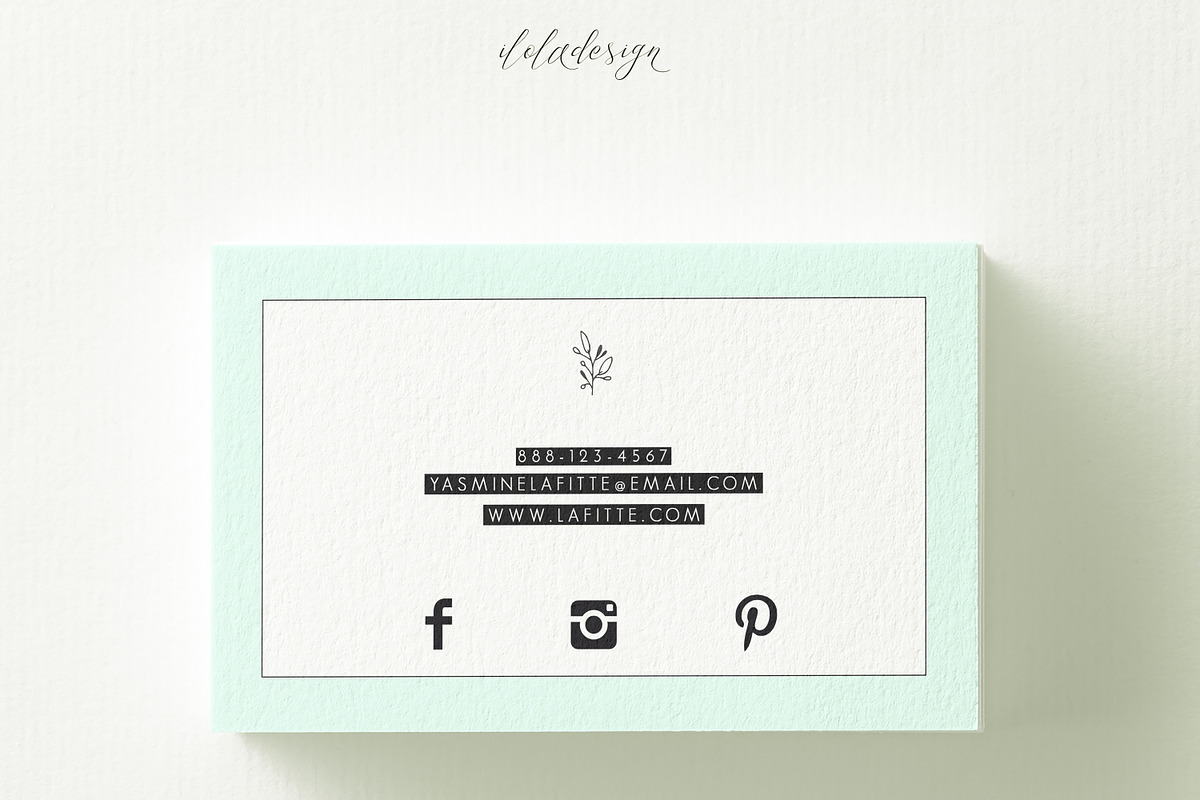6 Elegant Business Cards-Bundle, a Business Card Template by iloladesign (Photo 7 of 13)
