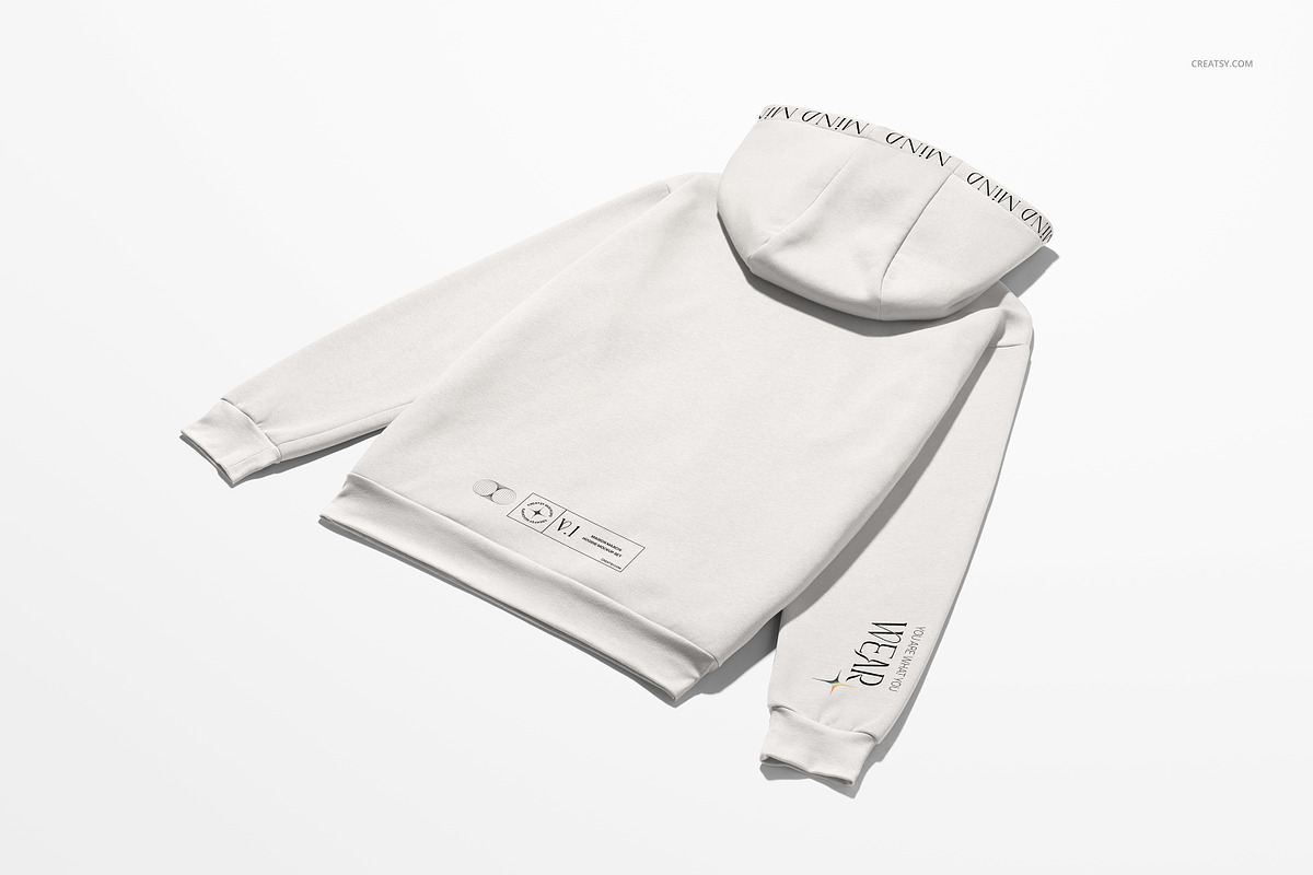 Oversized Hoodie With Hood Mockup, a Hoody Mockup by creatsy5 (Photo 7 of 17)