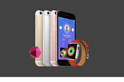 Mockup Bundle: 76 Apple devices, an iPhone Mockup by Designerbundle (Thumbnail 2 of 3)