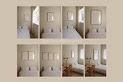 8 Bedroom Frame Mockup Set, a Product Mockup by ArtwithFrame (Thumbnail 5 of 5)
