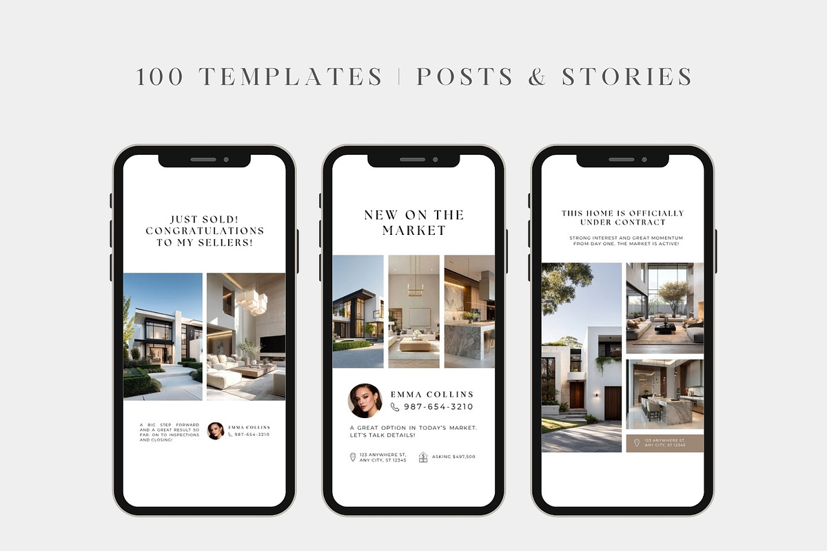 Real Estate Instagram Content Kit, a Social Media Template by Instprofi | Studio Estimo (Photo 22 of 37)