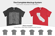Gildan 5000 Heavy Cotton T-Shirt, a Shirt Mockup by Photific (Thumbnail 3 of 6)