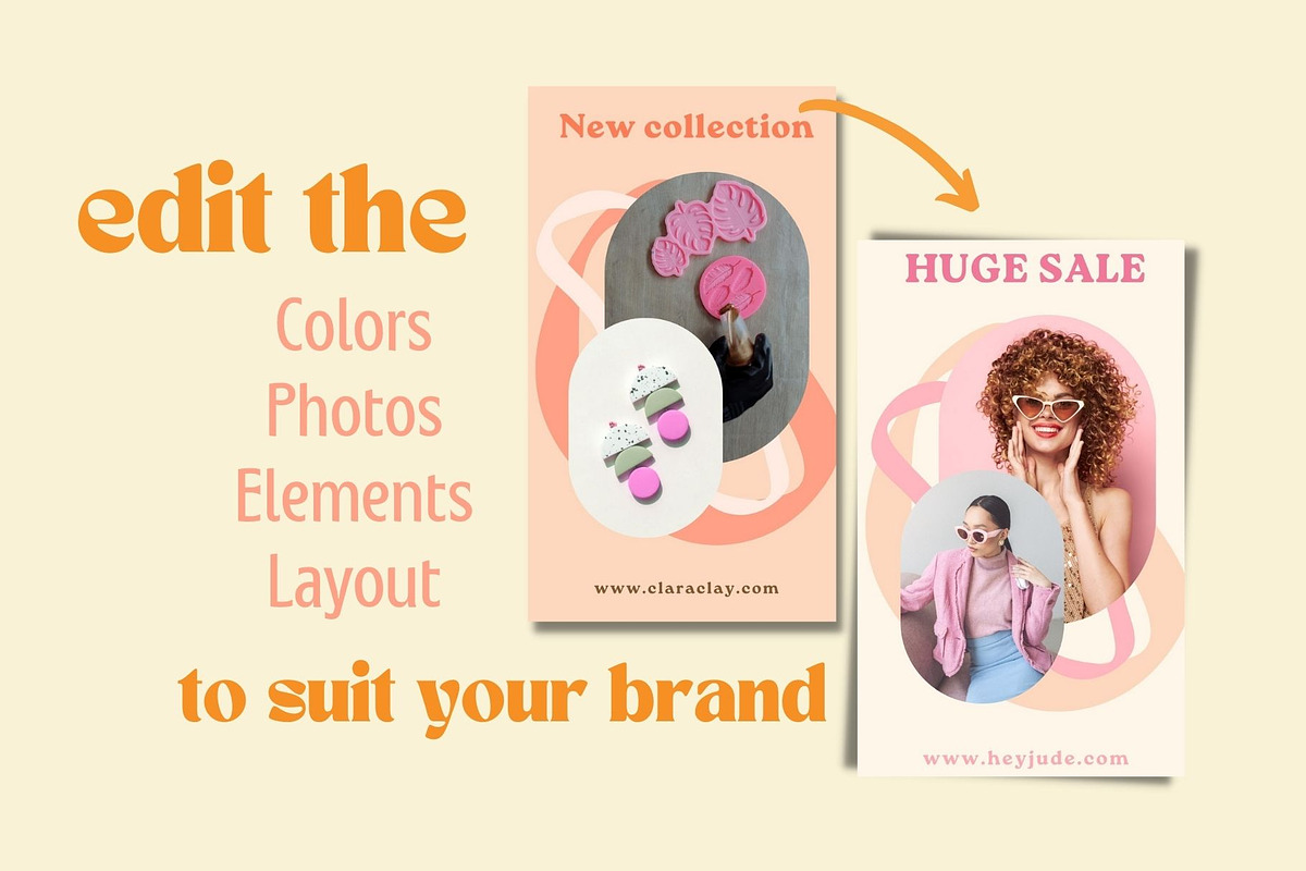 Vibrant Instagram Story Templates, a Social Media Template by Hell Yeah ...