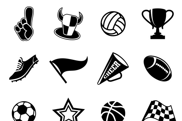 Sports Icons And Fans Equipment