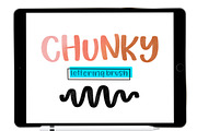 Chunky Procreate Lettering Brush, a Brush Add-On by Blue Strawberry Studio (Thumbnail 1 of 5)