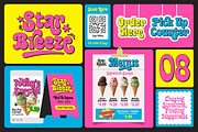 Babol – Pop Groovy Funky Typeface, a Sans Serif Font by Aiyari (Thumbnail 8 of 13)