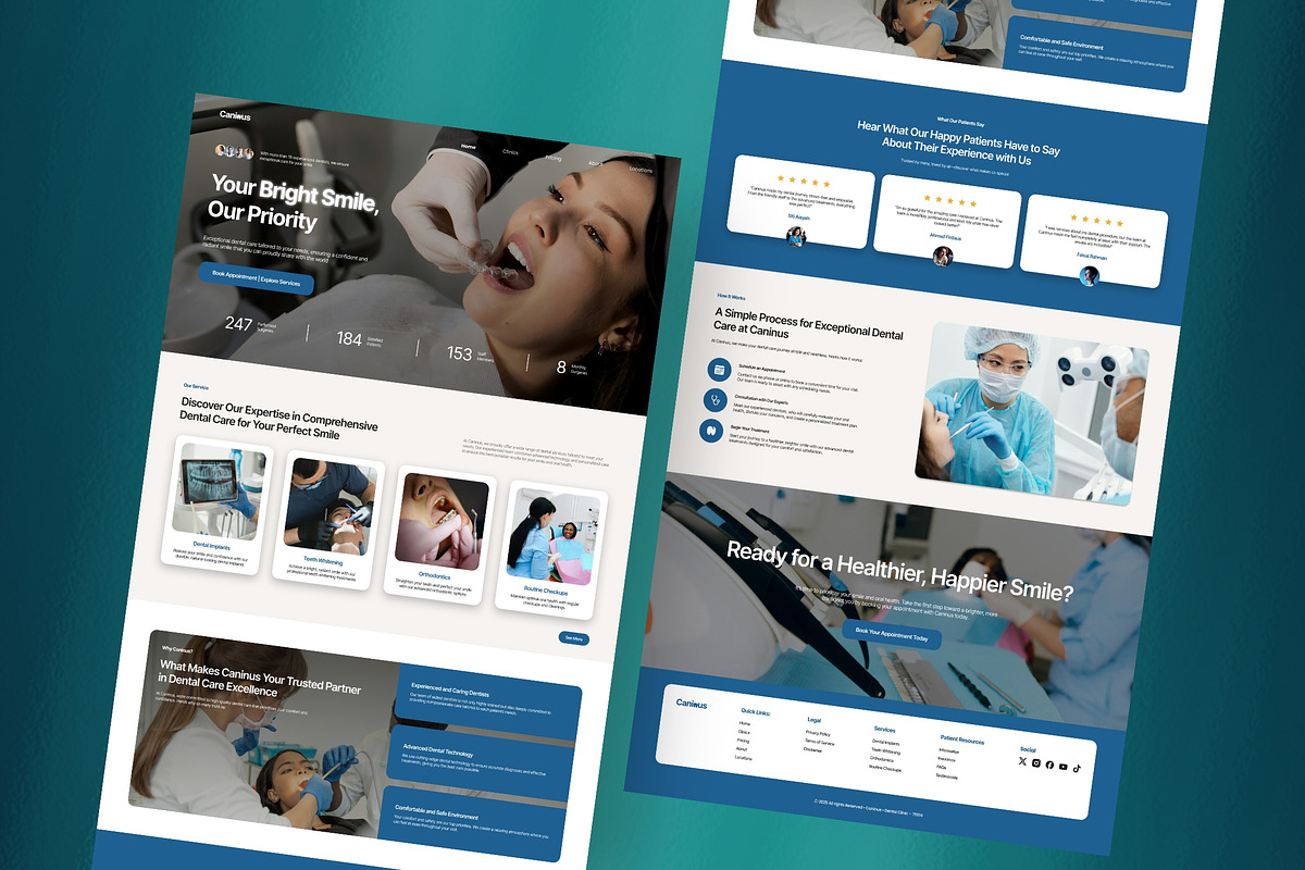 Caninus Landing Page, a Landing Page Template by FIBRINOSÄ (Photo 4 of 6)
