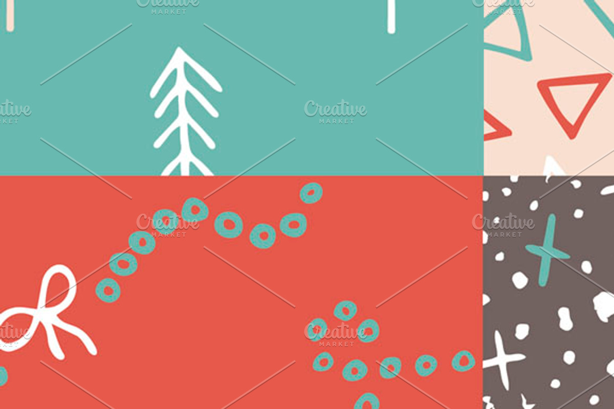 Simple seamless pattern collection, a Pattern Graphic by Cienpies Design