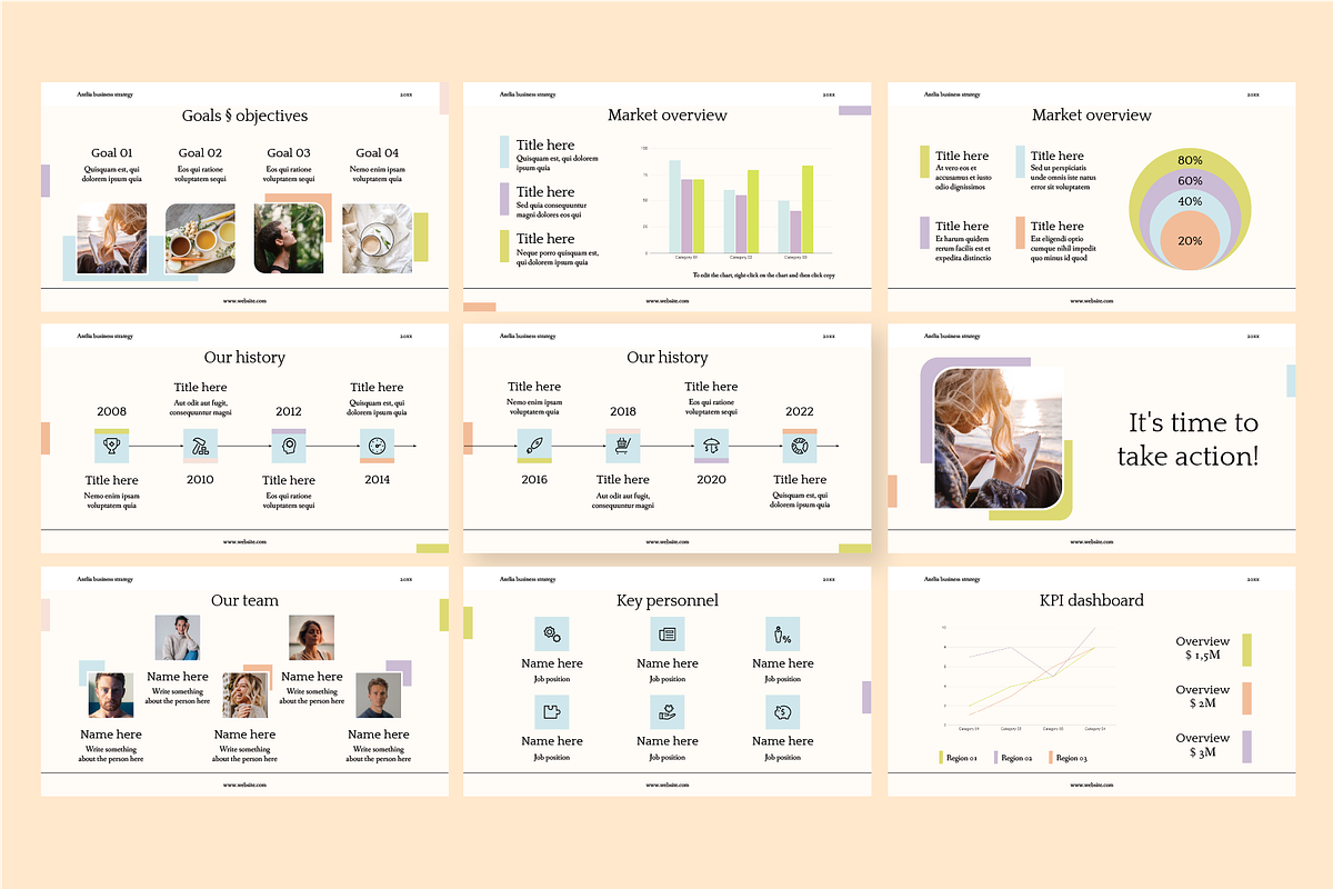 Business Strategy Presentation, a Presentation Template by Hamocreate (Photo 3 of 9)