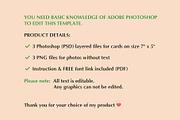 Snowy Frames PhotoCards Template PSD, a Card Template by PSD templates and Photos (Thumbnail 7 of 7)