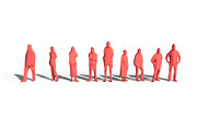 Low Poly Posed People Pack, a Characters & Person 3D Model by Tedi Permana (Thumbnail 3 of 3)