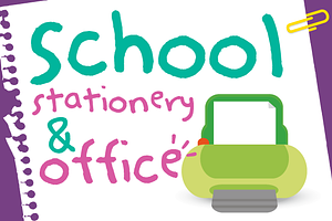 School stationery and office