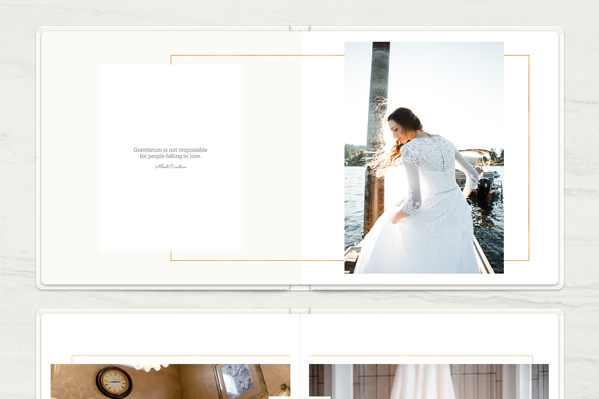 Gold Wedding Album Template, a Brochure Template by ArealPro (Photo 9 of 13)