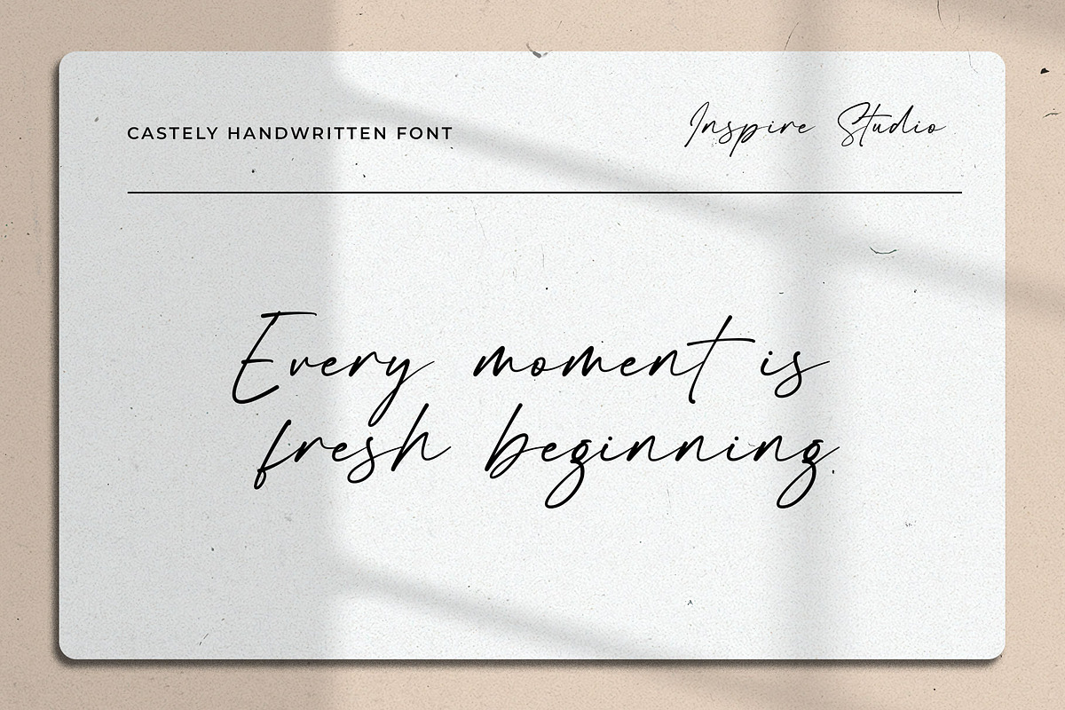 Castely Signature Business Font, a Handwritten Font by RantautypeStudio (Photo 3 of 15)