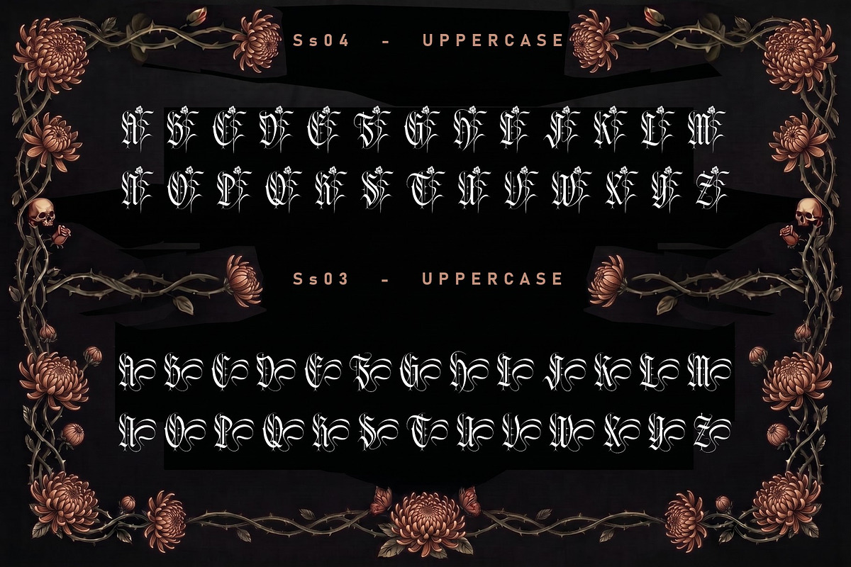 Silver Shard Typeface, a Blackletter Font by alit design (Photo 7 of 20)