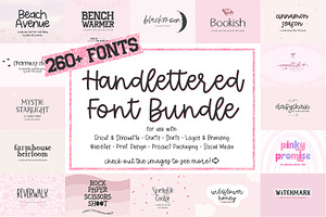 Handlettered Font Bundle, Volume 2