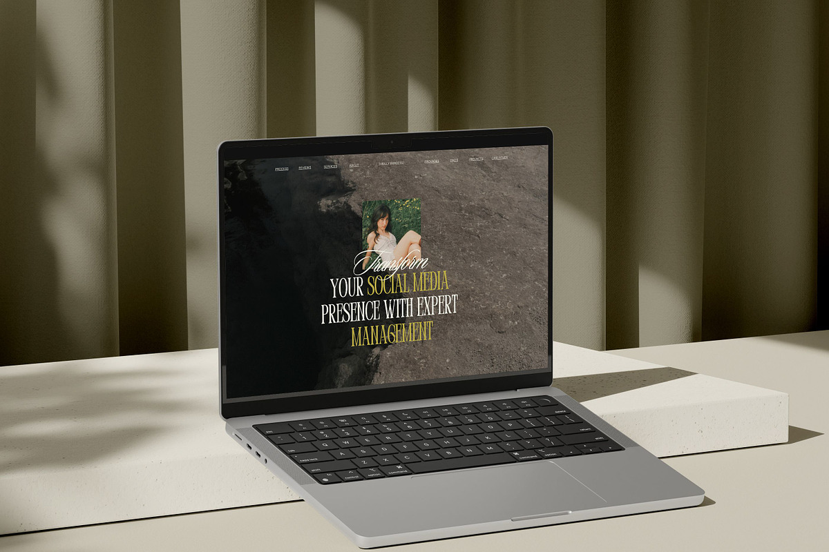 Social Media Managers Canva Website, a Websites & App Template by Amaré Creative (Photo 2 of 6)