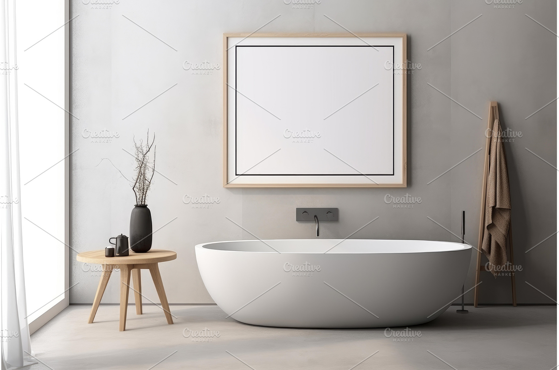 Modern minimalist bathroom with, an Arts & Entertainment Photo by Ylivdesign