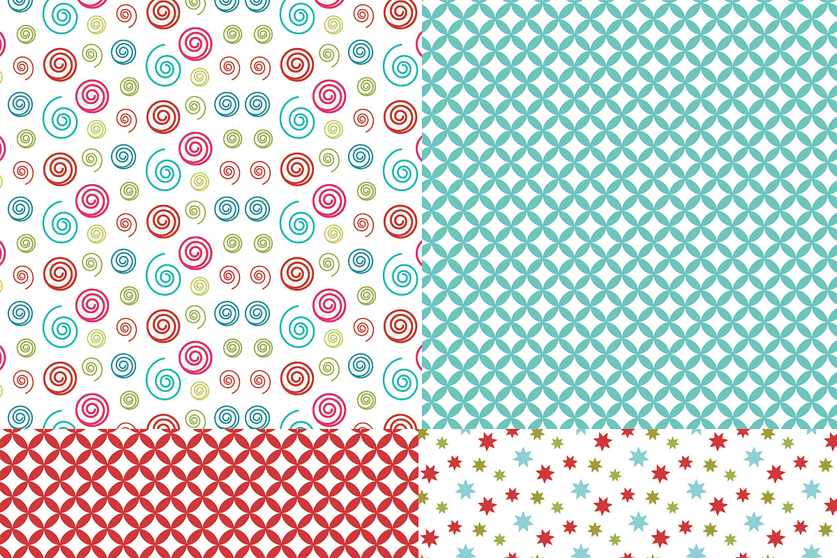 Merry-Merry Christmas Digital Paper preview 2