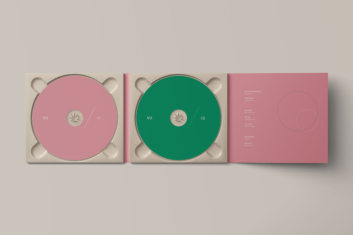 Digipack CD Mockup, a Packaging Mockup by Graphic Pear