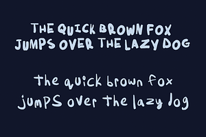 FUZZMONSTER HANDWRITTEN FONT