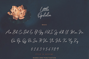 Little Ophelia Handwritten Font