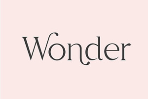 Wondar Quason Classic Serif Typeface