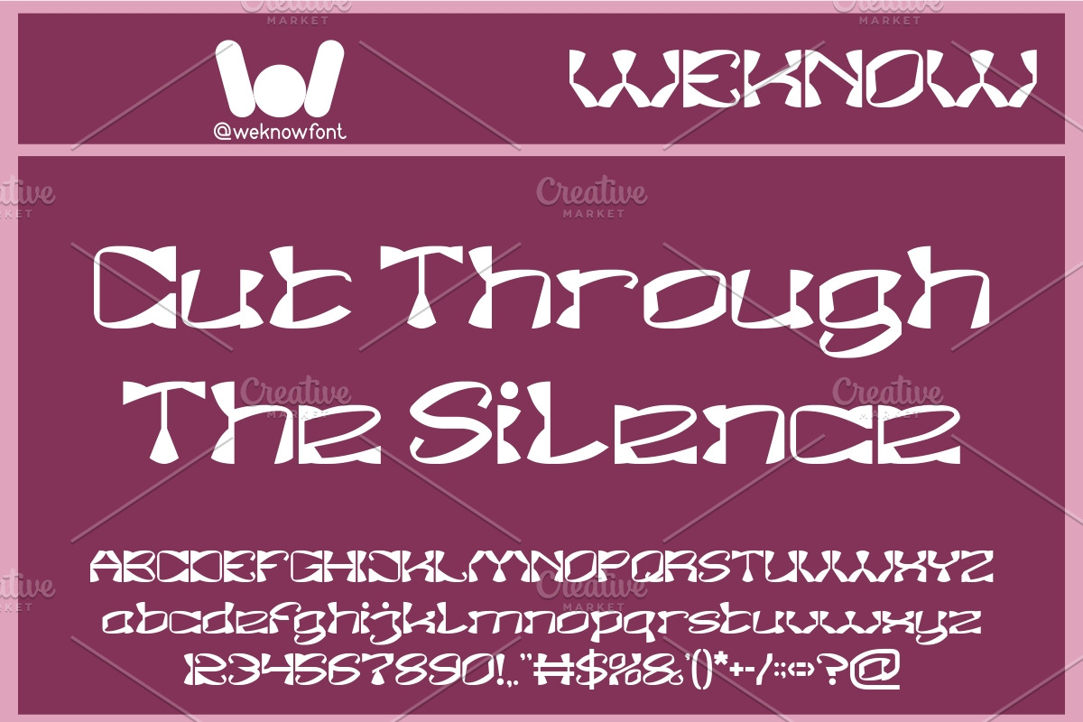 Shuriken Ninja font, a Font by weknow (Photo 3 of 8)