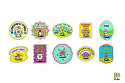 Floral Fellows Cartoon Characters, an Illustration by The Isian (Thumbnail 7 of 14)
