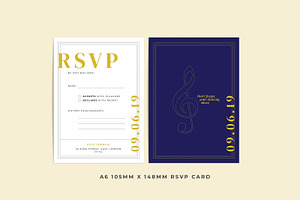 7 Vinyl Record Wedding Invitation