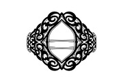 Ornamental Mandala and Lotus Vector, a Decorative Illustration by balal (Thumbnail 14 of 16)