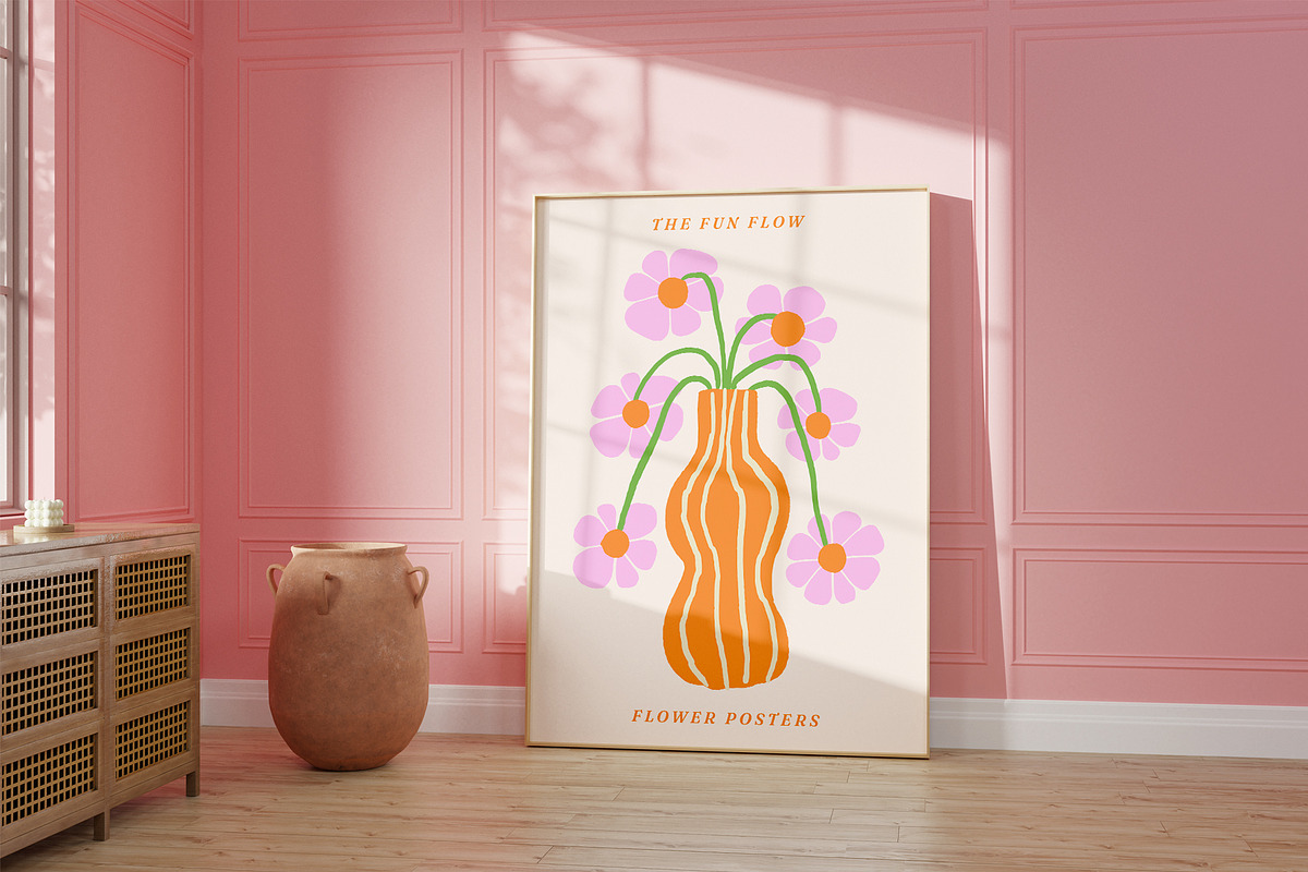 RETRO PRINTS FLOWER MARKET POSTERS, a Decorative Illustration by Ayya Studio (Photo 8 of 12)