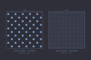 Screentones Collection 1 - Halftones, a Background Graphic by Honnum Graphic Art (Thumbnail 6 of 11)