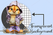Watercolor Summer Funny Chick PNG, a Seasonal Illustration by Canvas Craft (Thumbnail 2 of 7)