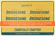 Bridgesone - Retro Serif Font, a Serif Font by Snape Design Studio (Thumbnail 4 of 7)