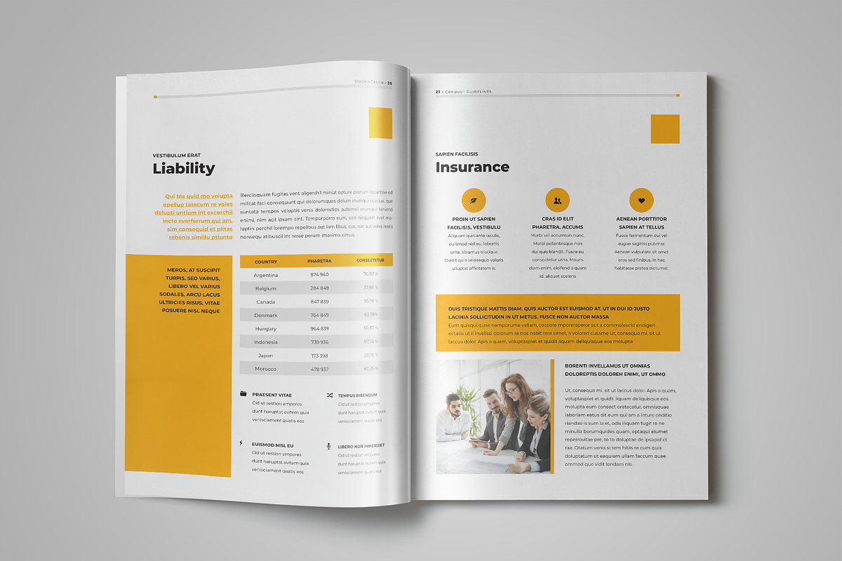 Employee Training Manual Template, a Brochure Template by StockInDesign (Photo 7 of 10)